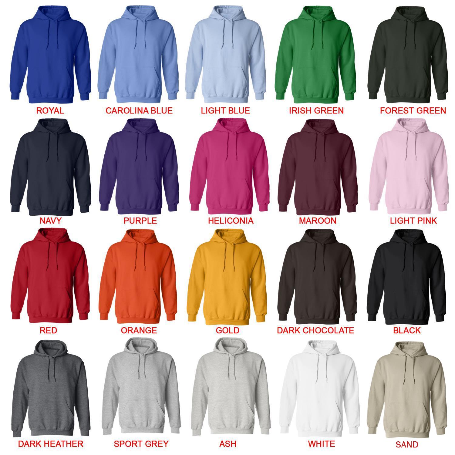 hoodie color chart - Bad Magic Store