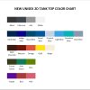 tank top color chart - Bad Magic Store